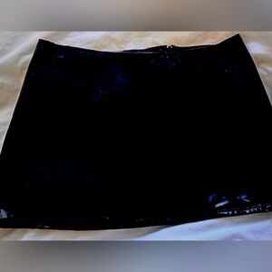 NWT vinyl black mini skirt perfect for Halloween size M/L